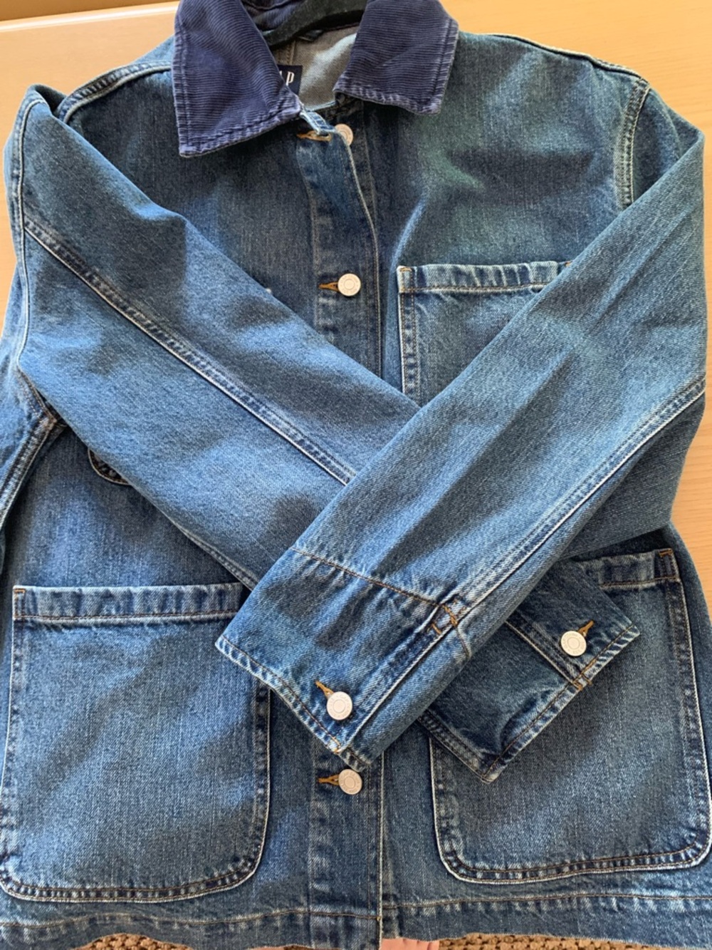 Gap  Denim Barn Chore Jacket Coat New with Tags Medium - Picture 5 of 6